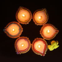 Wax Filled Diyas Set