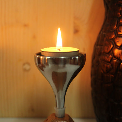 terracotta candle holder 