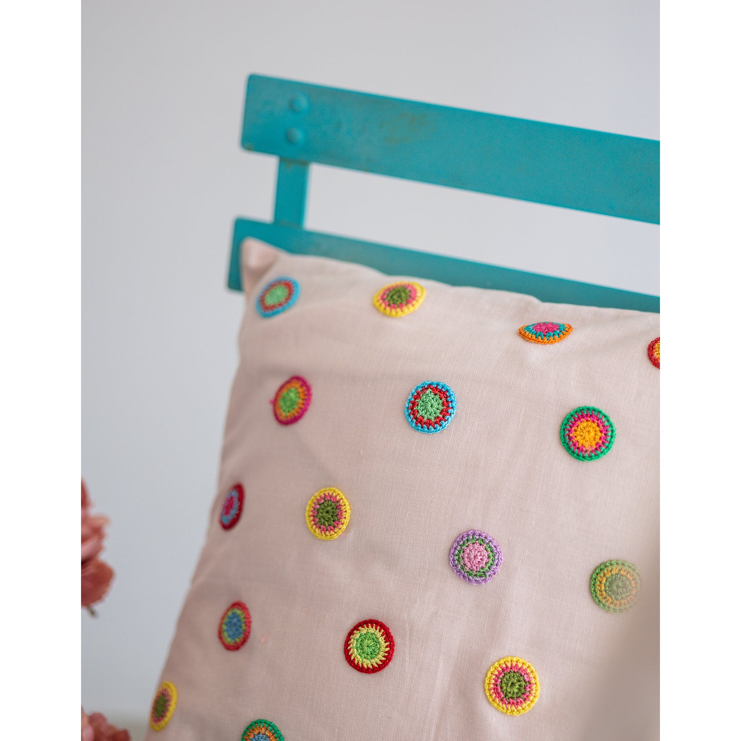 Prakriti Cushion Cover ~ Spring Drops