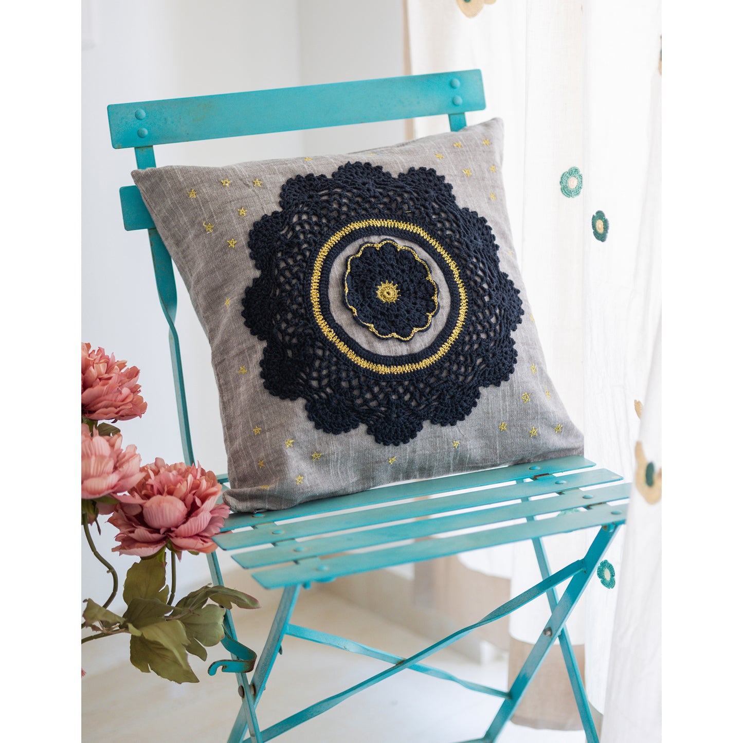 Prakriti Cushion Cover ~ Night Sky