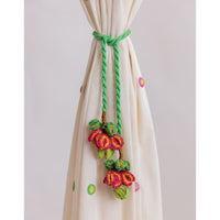 Curtain Tie Backs (Set of 2) ~ Kono Bougainvillea Flowers Set