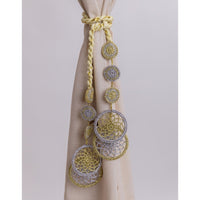 Curtain Tie Backs (Set of 2) ~ Kono Metallic Dreamcatcher