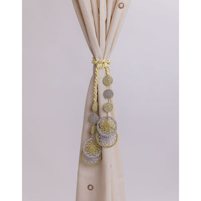 Curtain Tie Backs (Set of 2) ~ Kono Metallic Dreamcatcher