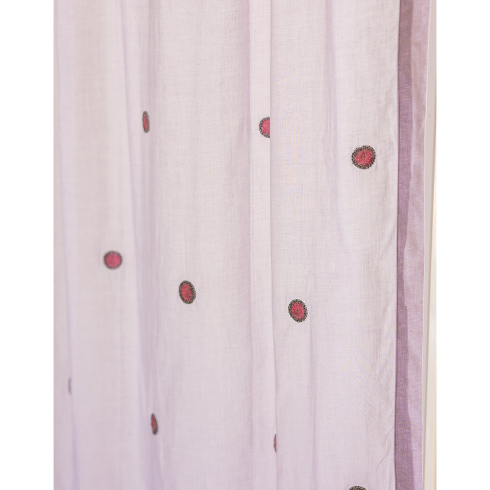 Prakriti Door Curtain ~ Mandala ~ Mauve