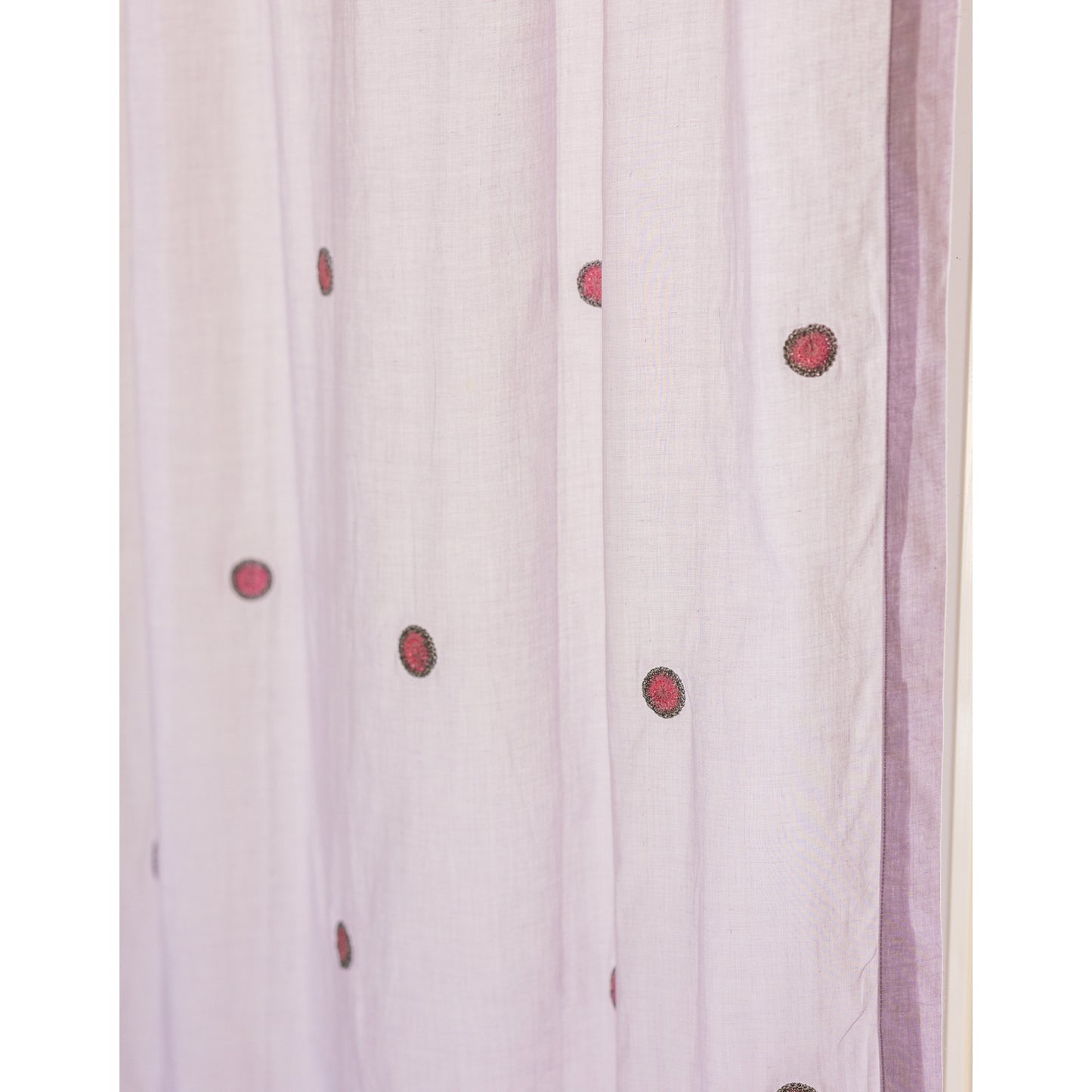 Prakriti Door Curtain ~ Mandala ~ Mauve