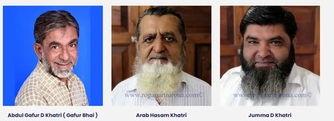 The khatri family who practices rogan art