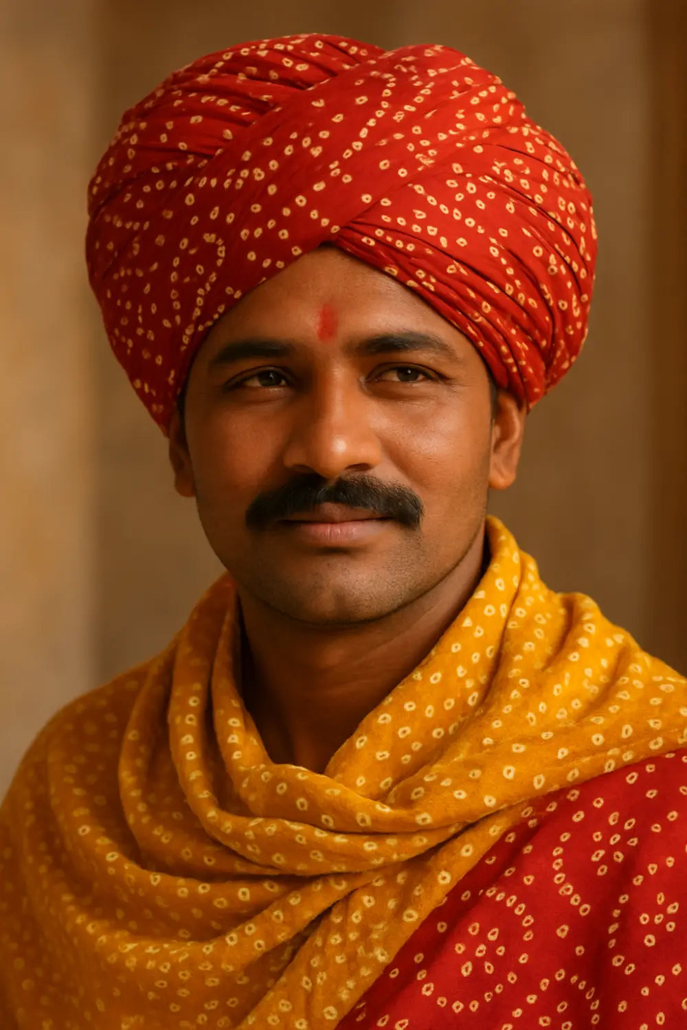 Bandhani turban