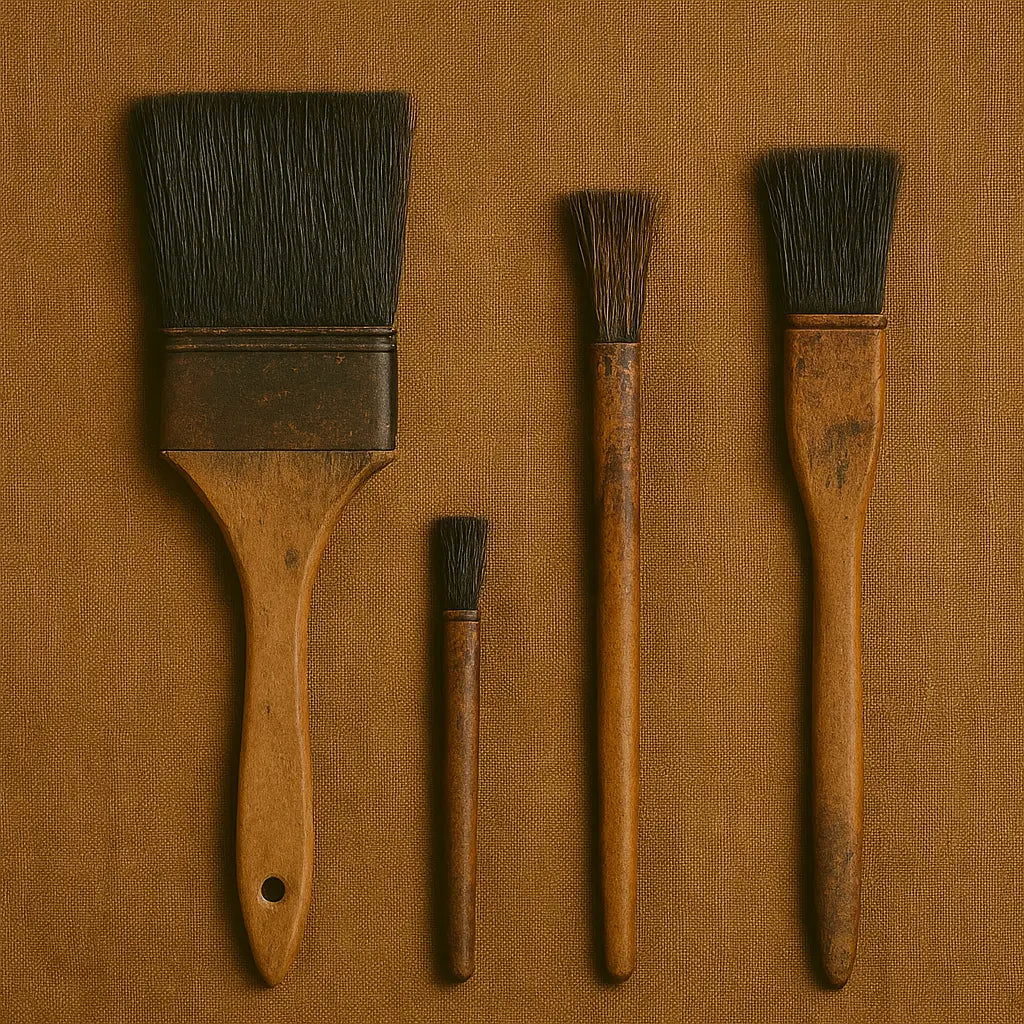 Brushes for batik printing