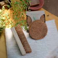 Coir Scrub and Laundry Brush
