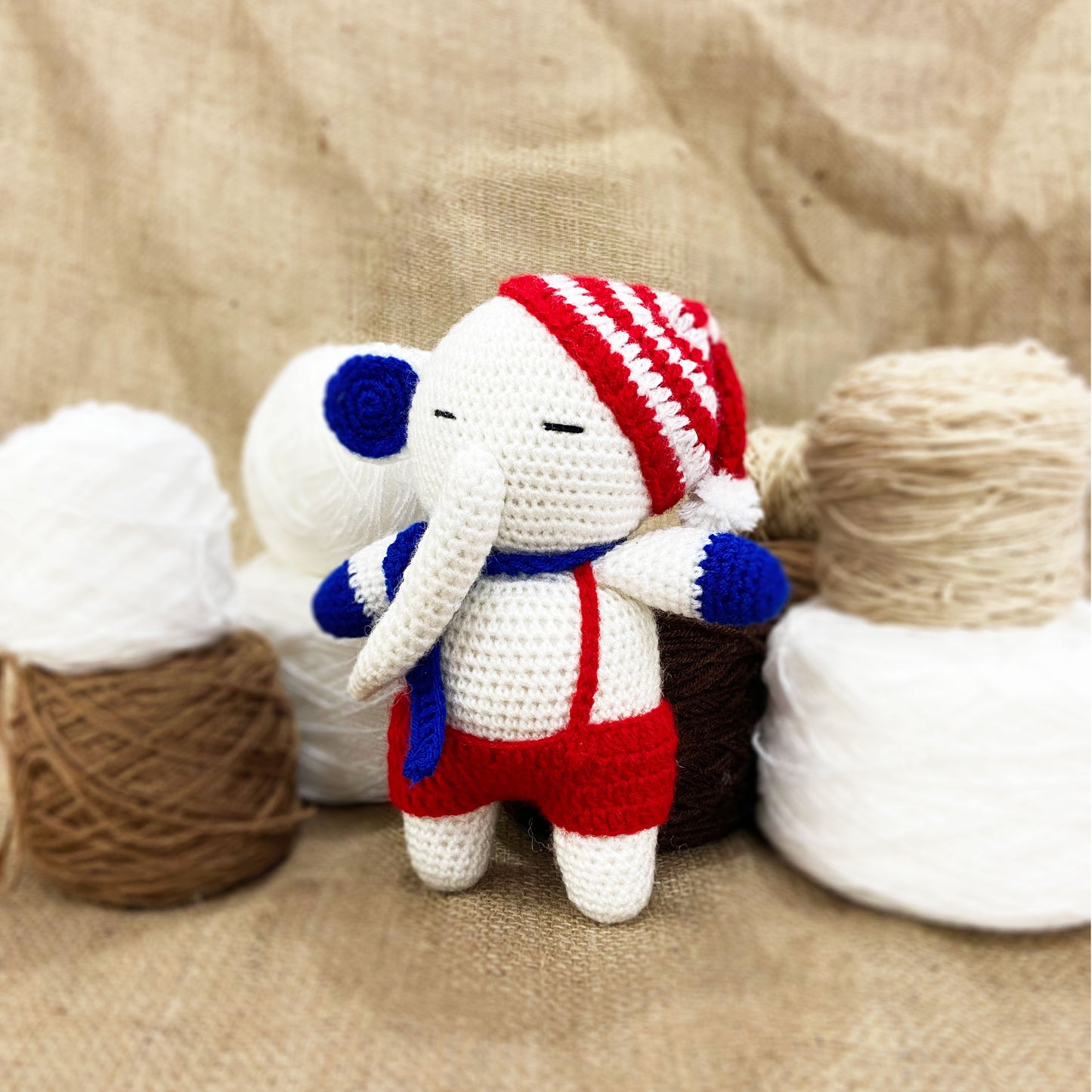 Handmade Crochet Soft Elephant Toy