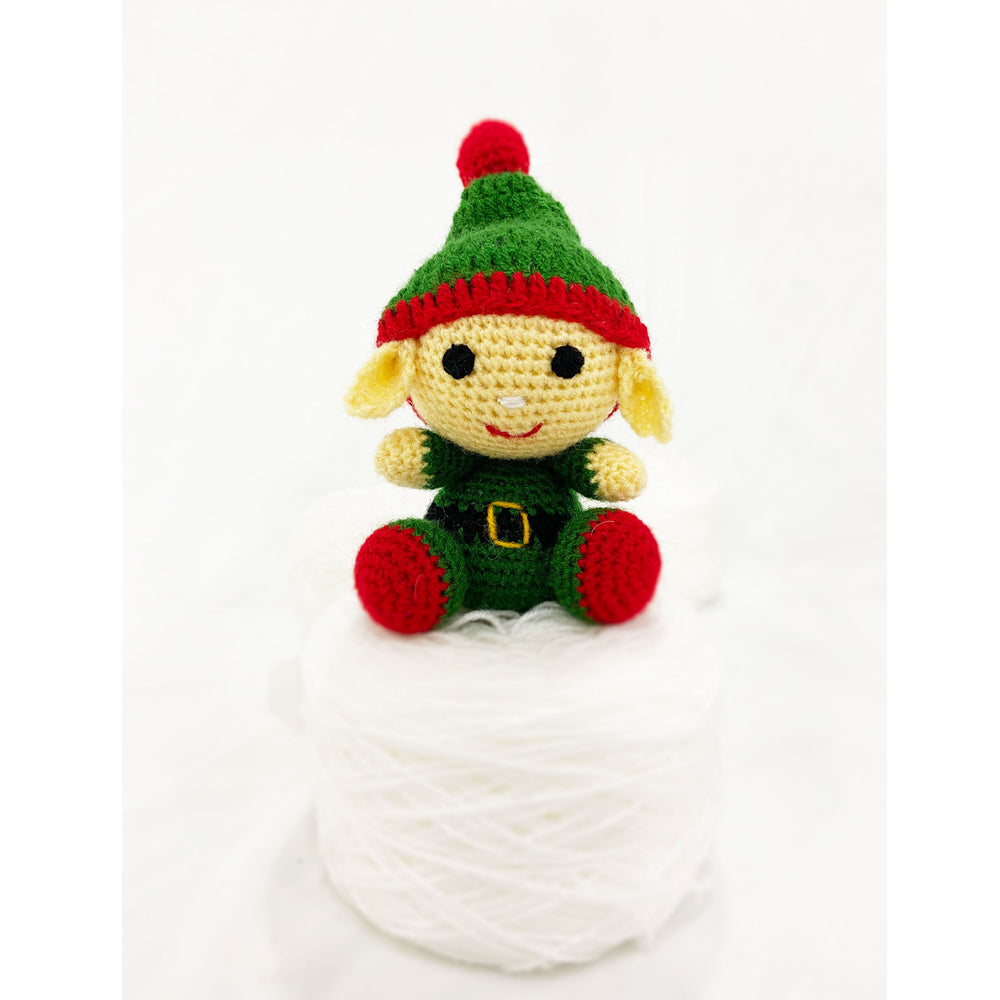 Handmade Crochet Elf Toy