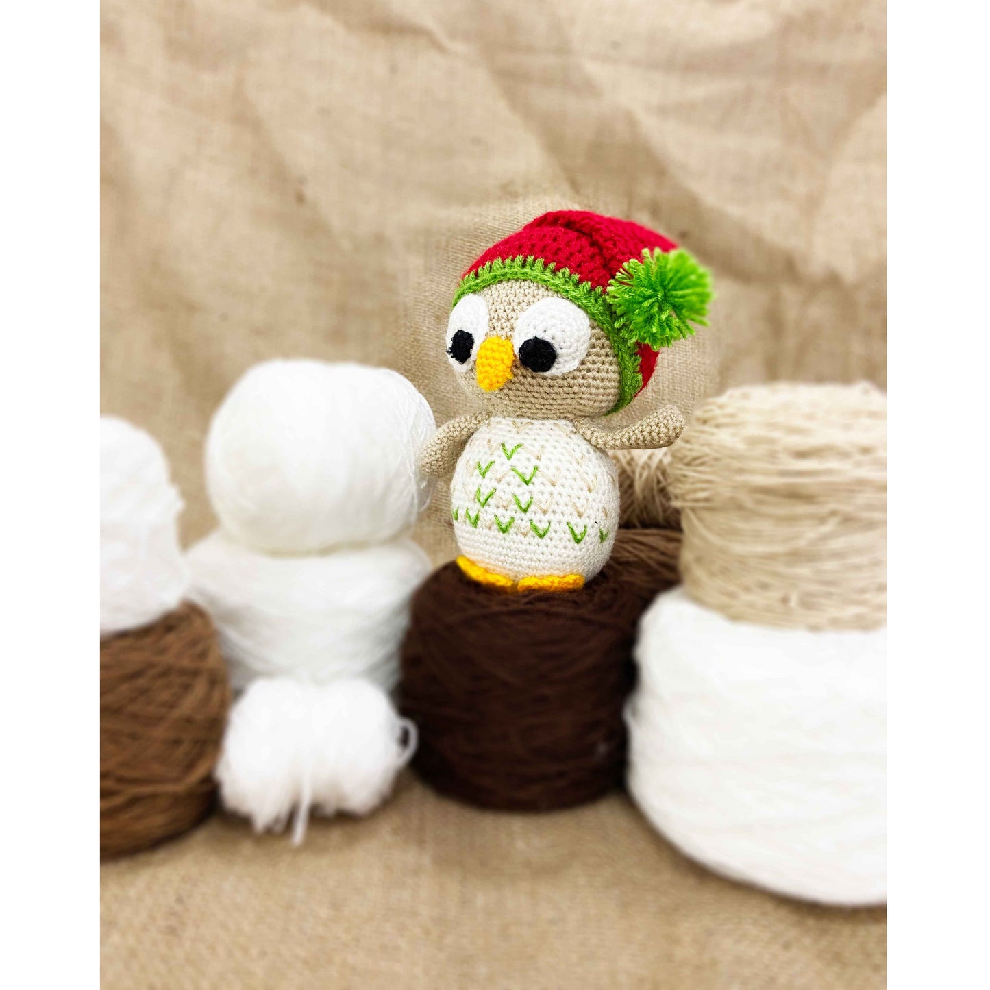 Handmade Crochet Owl Toy-combo