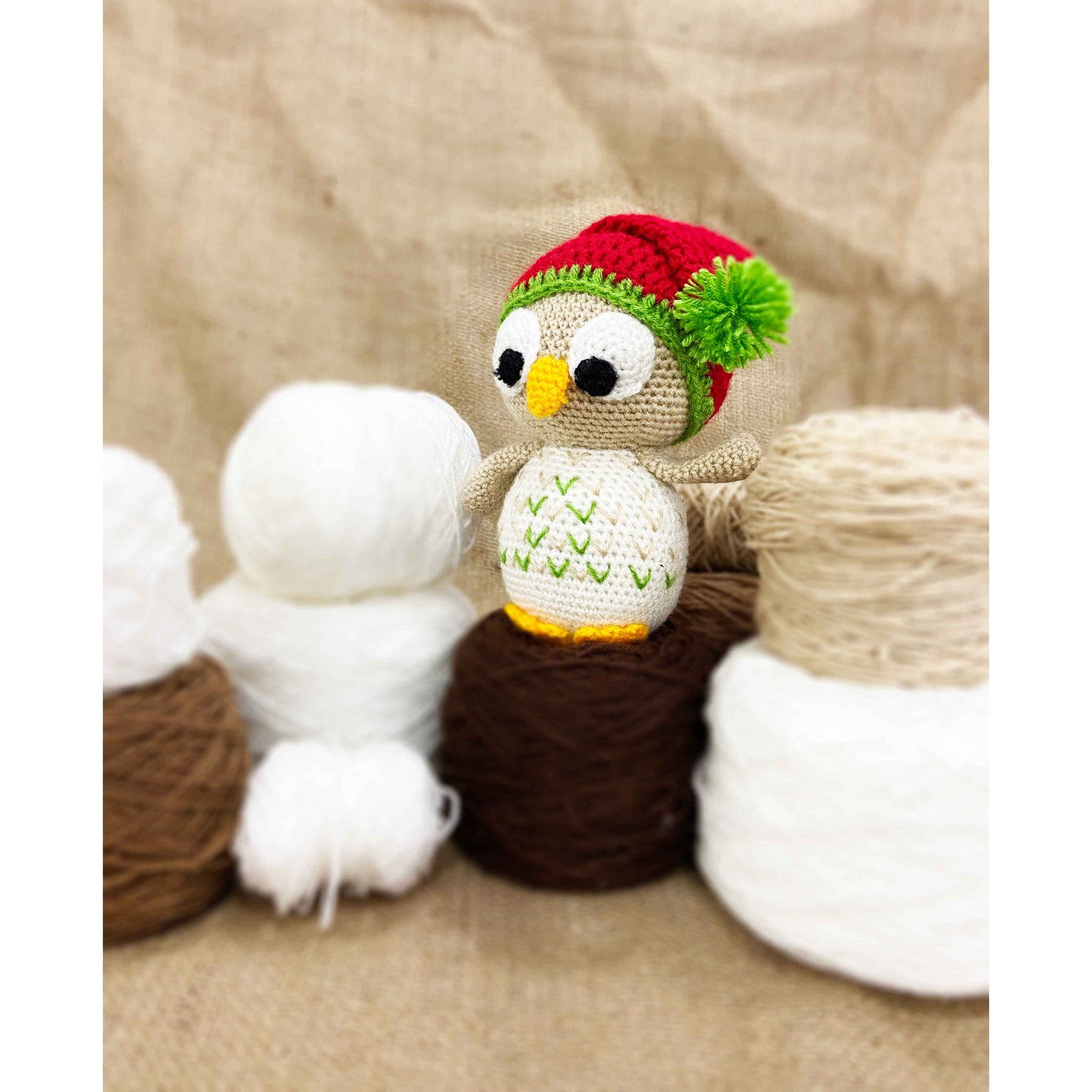 Handmade Crochet Owl Toy