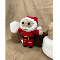 Handmade Crochet Santa Claus Toy