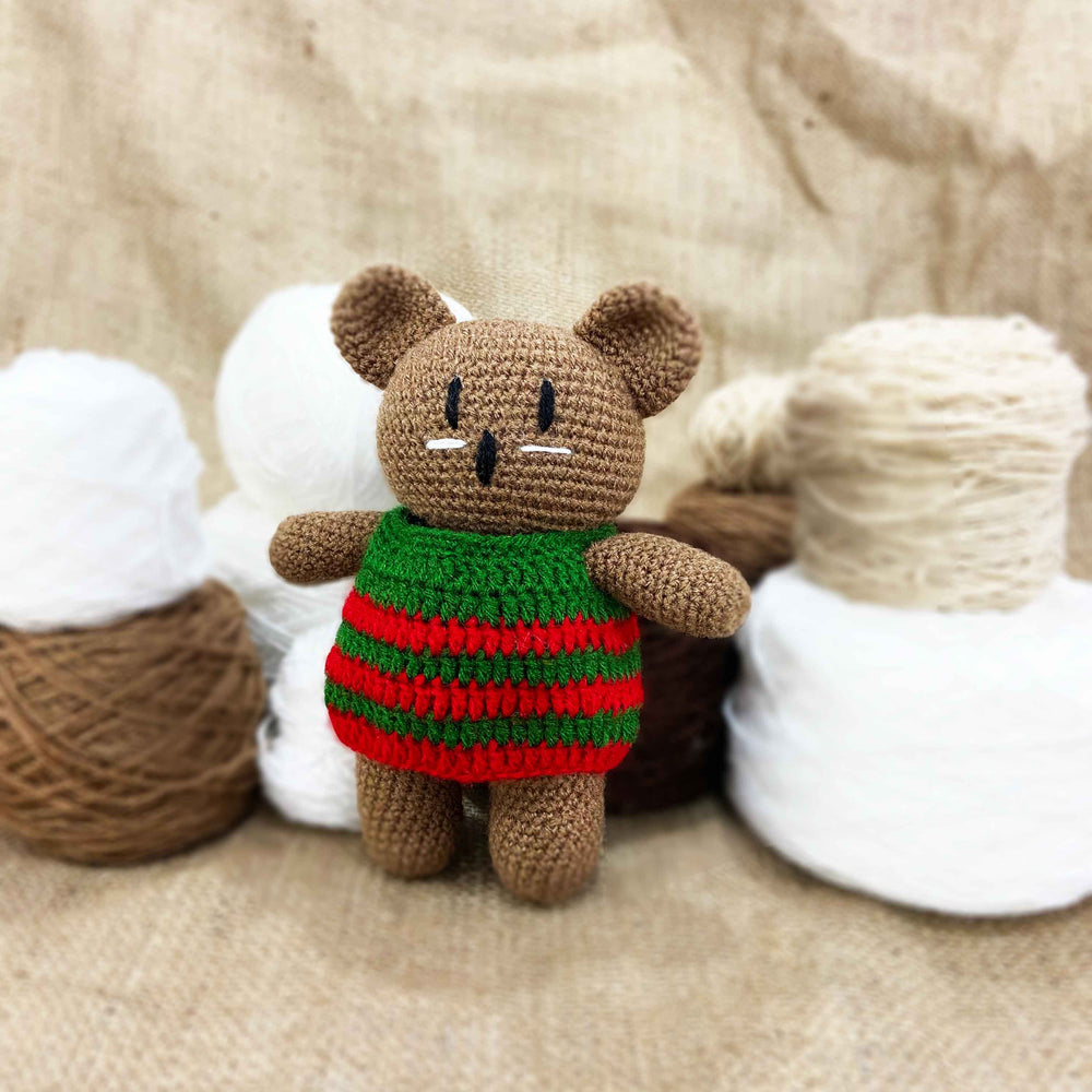 Handmade Crochet Cute Teddy Toy