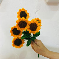 Handmade Flower Bunch Set Of 6 Sunflower