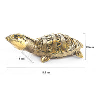 Dhokra Art Brass Metal Turtle Vastu Showpiece