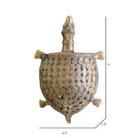 Dhokra Art Brass Metal Turtle Vastu Showpiece