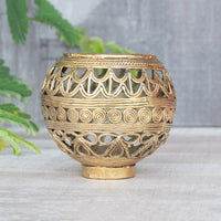 Dhokra Art Brass Metal Pen Stand