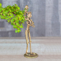 Dhokra Art Brass Metal Father and Son