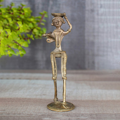 Dhokra Art Brass Metal Farmer