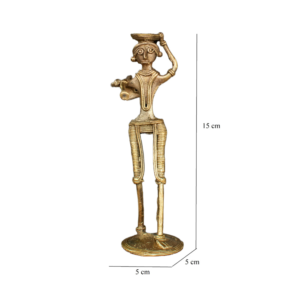 Dhokra Art Brass Metal Farmer