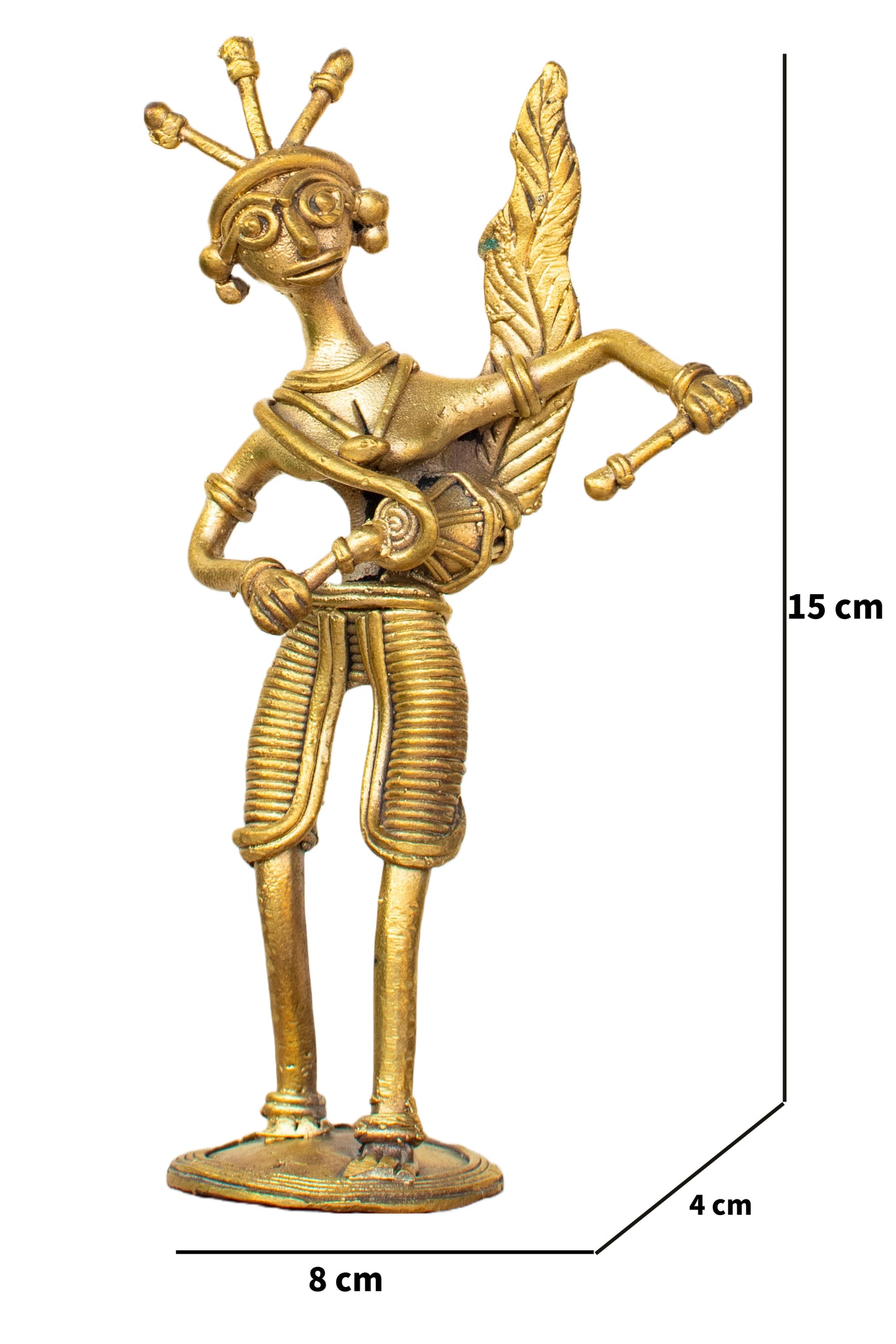 Dhokra Art Brass Metal Dhaki