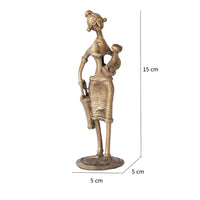 Dhokra Art Brass Metal Woman