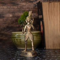 Dhokra Art Brass Metal Farmer Man