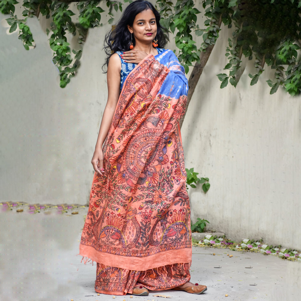 Madhubani Saree