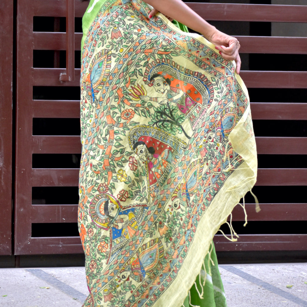 Madhubani Saree