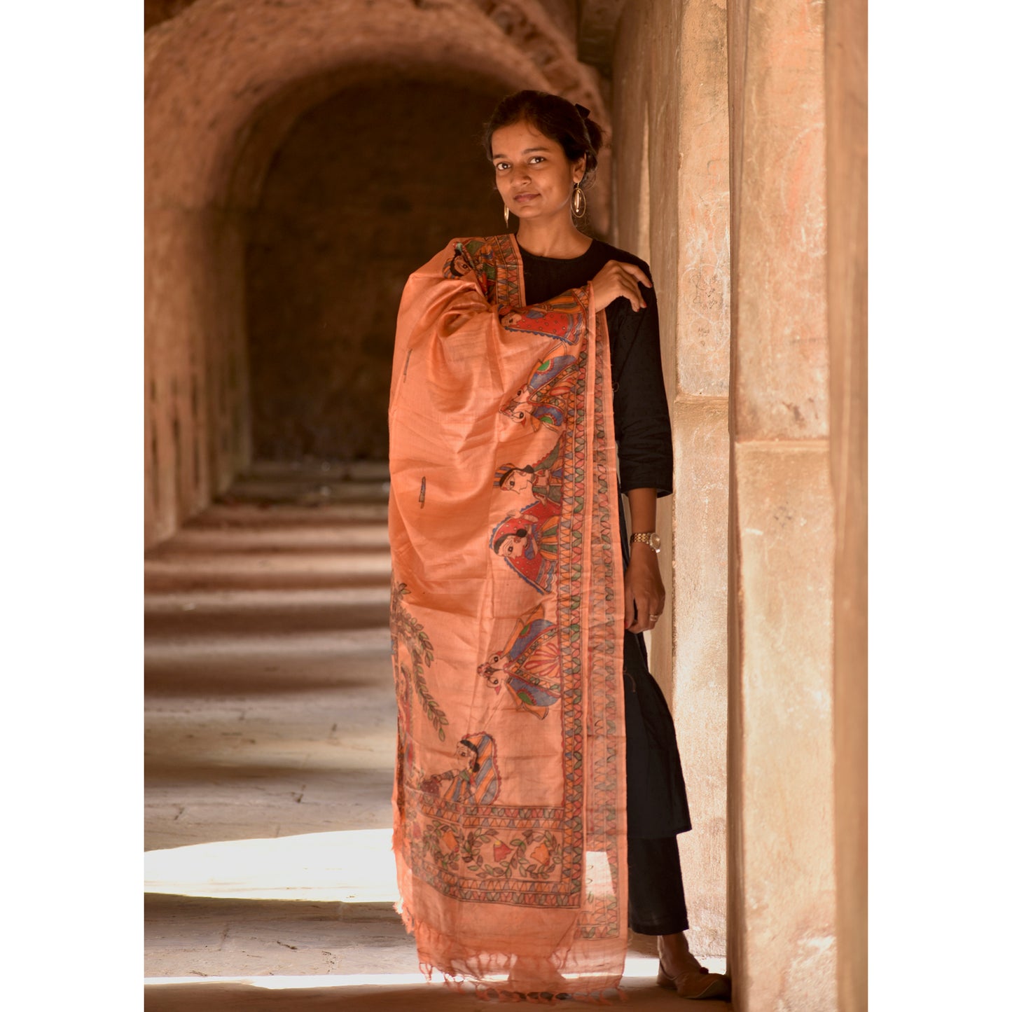 Madhubani Dupatta