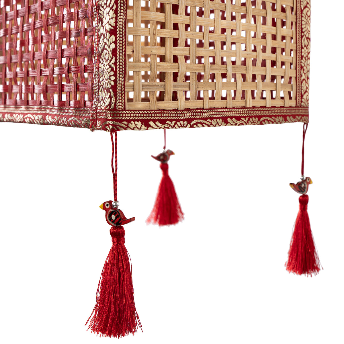 Greenkraft Leela Handcrafted Bamboo Lantern for Home Decor 37
