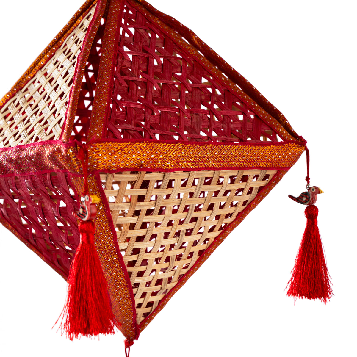 Greenkraft Jhoomar Handcrafted Bamboo Lantern for Home Decor 36