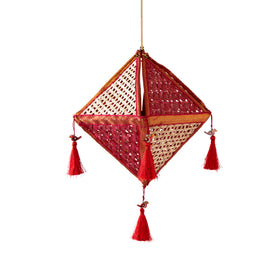 Greenkraft Jhoomar Handcrafted Bamboo Lantern for Home Decor 36
