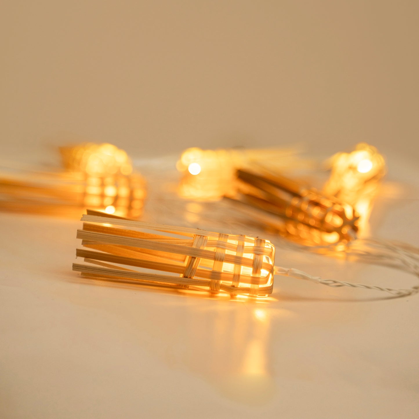 Handcrafted Frill Bamboo String Light (3M)