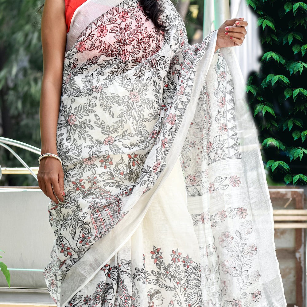 Madhubani Saree