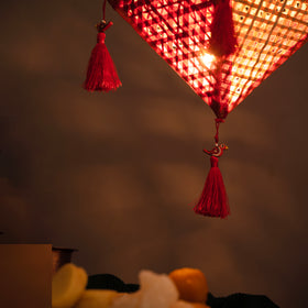 Greenkraft Jhoomar Handcrafted Bamboo Lantern for Home Decor 36