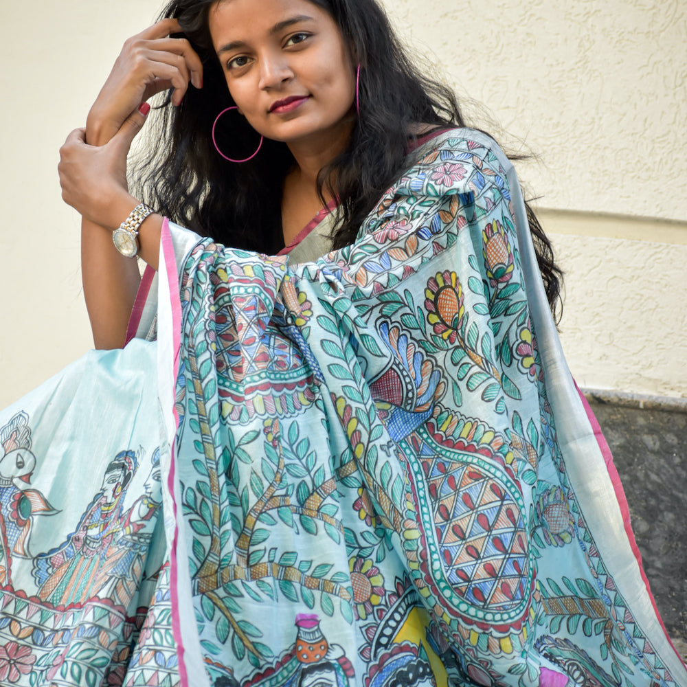 Madhubani Saree