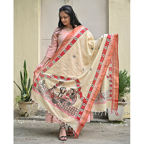 Madhubani Dupatta
