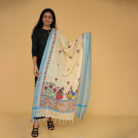 Madhubani Cotton Dupatta
