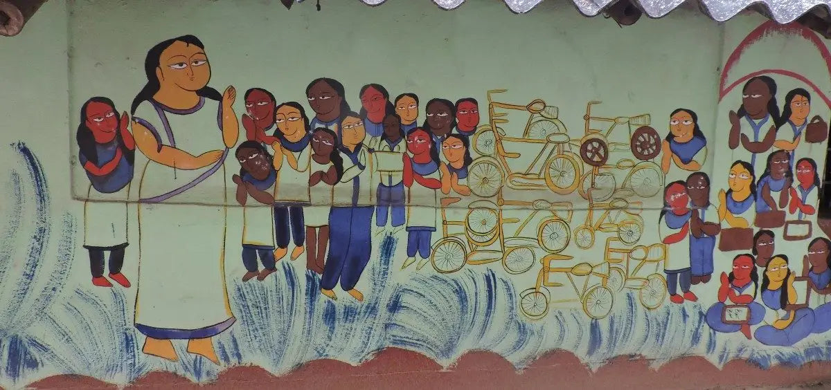 Village that looks like an art gallery