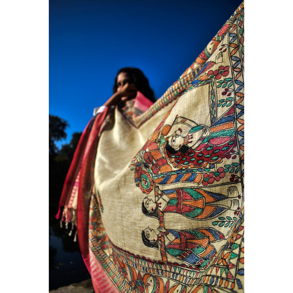 Madhubani Dupatta