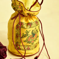 handpainted potli bag