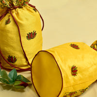 handpainted potli bag