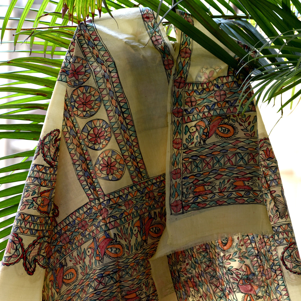 Madhubani Dupatta
