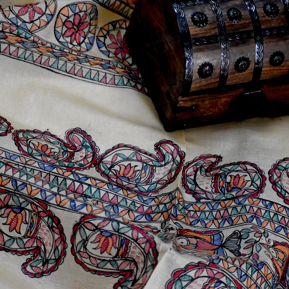 Madhubani Dupatta
