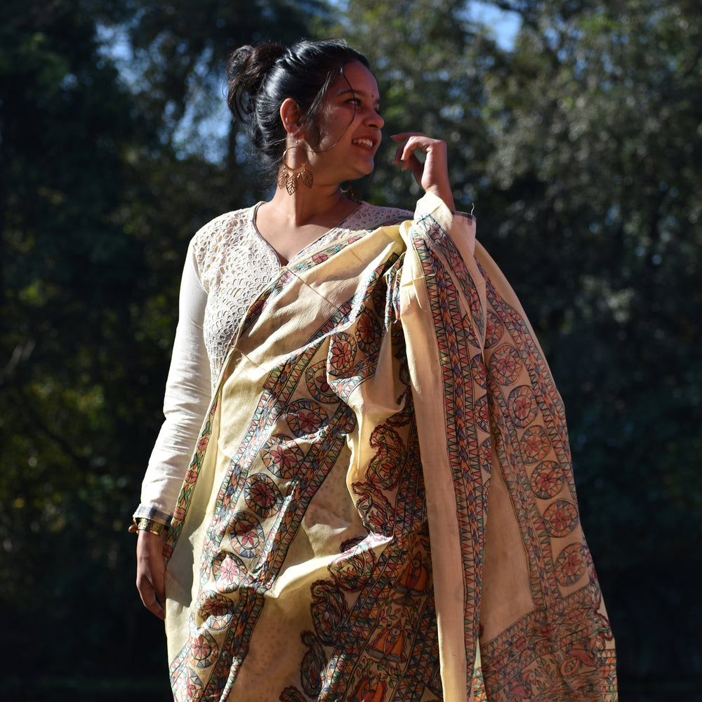 Madhubani Dupatta
