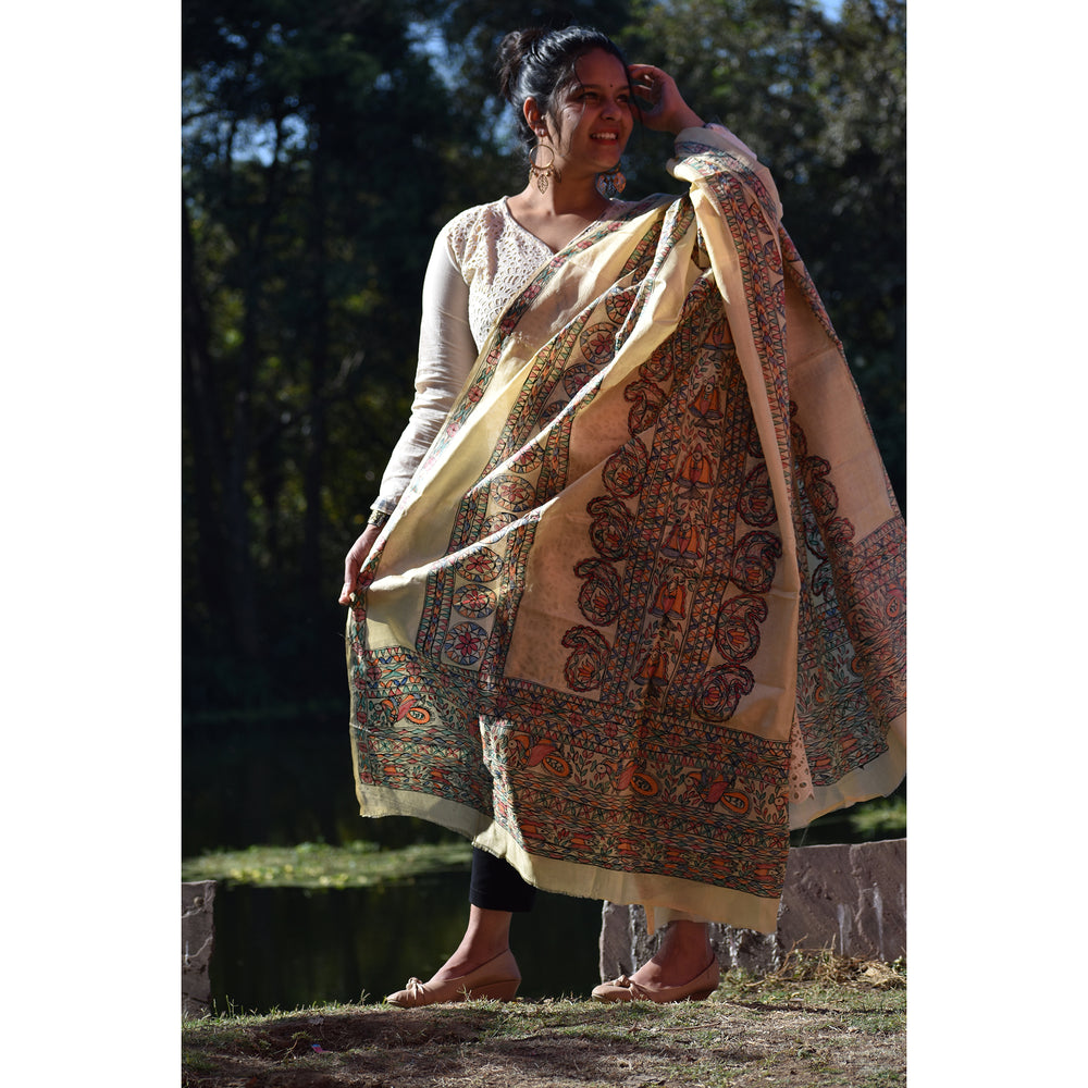 Madhubani Dupatta
