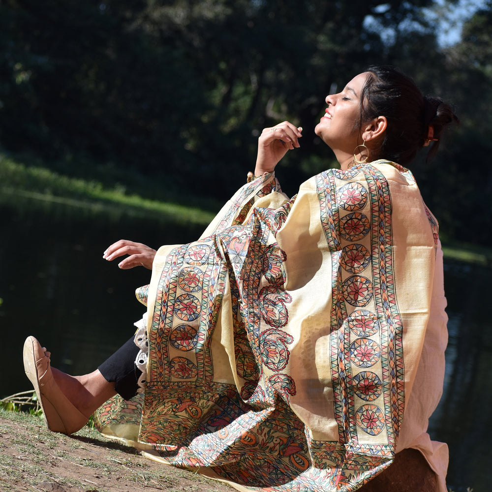 Madhubani Dupatta
